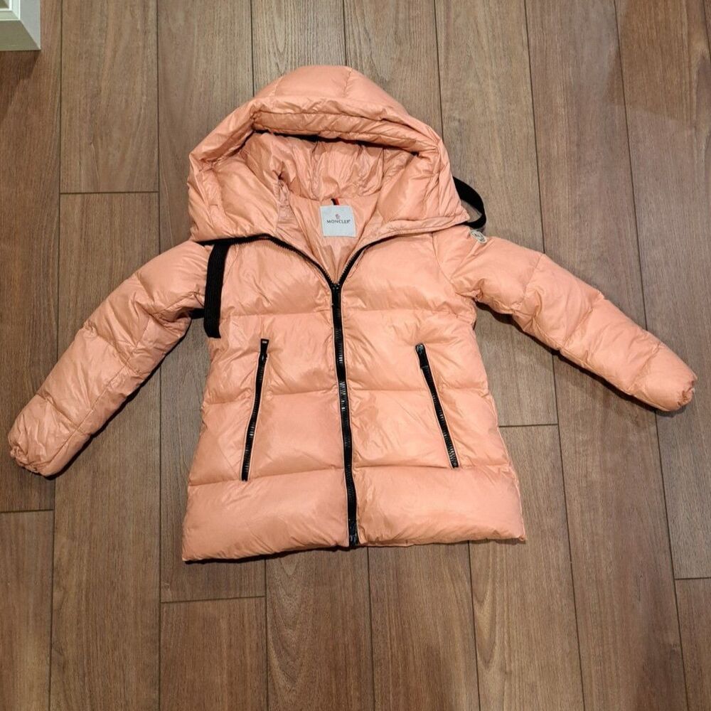 Moncler Fuligule Giubotto Pink Puffer Down Coat Jacket w/ Hood - Size 3